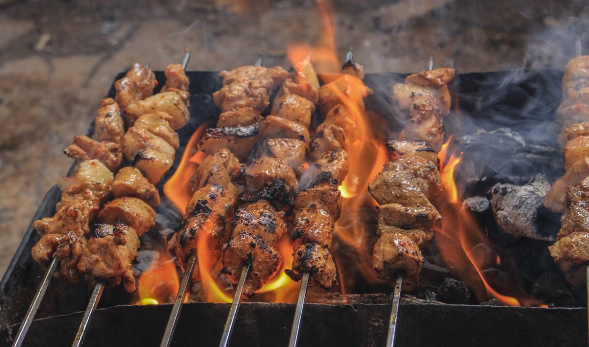 Charcoal Beef Kebab Roll from Coal & Cardamom